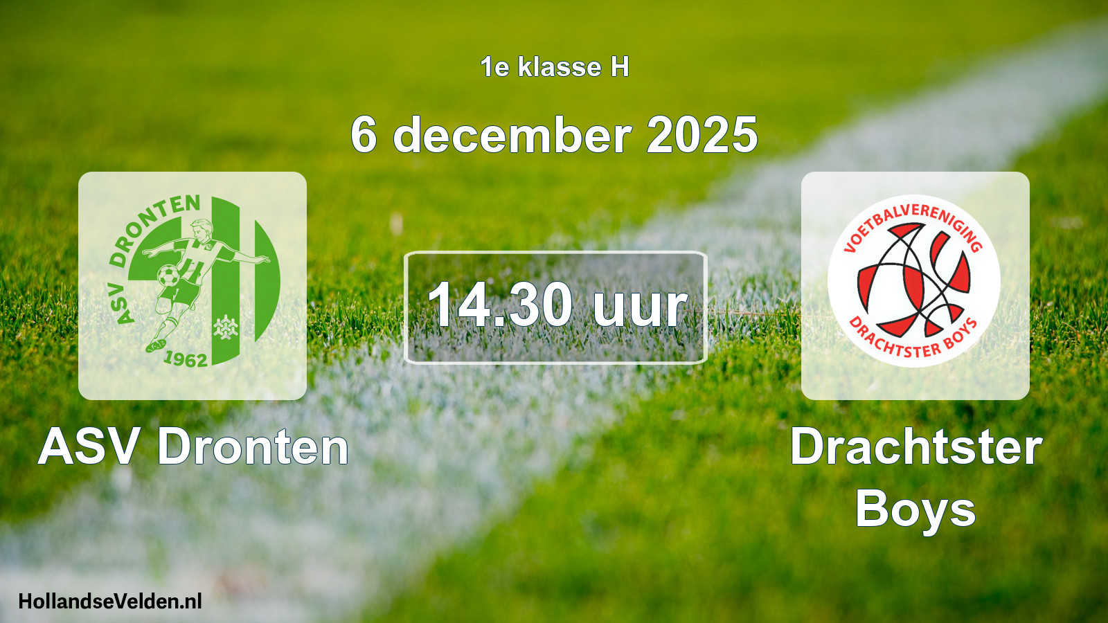 Scheduled Match: ASV Dronten - Drachtster Boys (6 December 2025)
