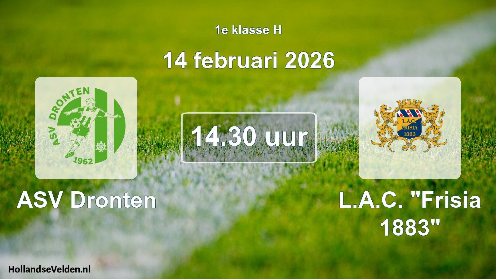 Scheduled Match: ASV Dronten - L.A.C. 