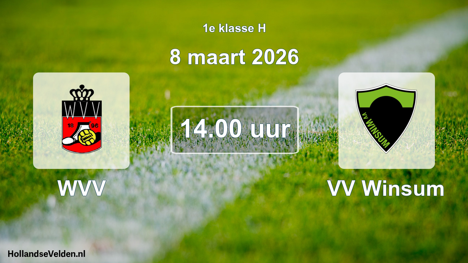Scheduled Match: WVV - VV Winsum (8 March 2026)