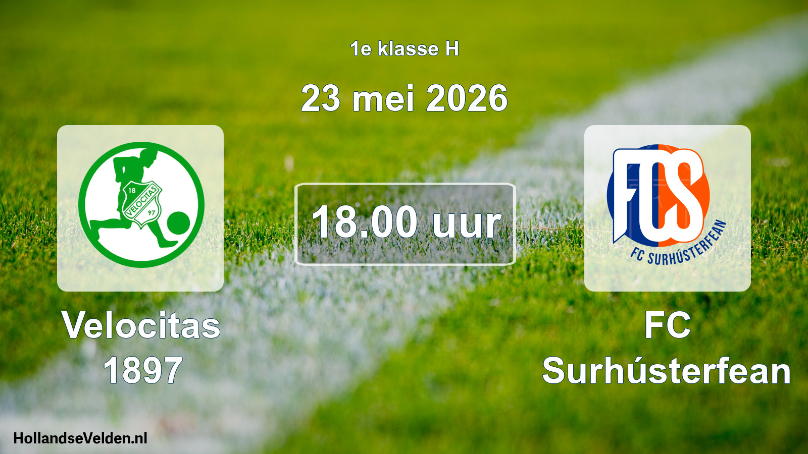 Scheduled Match: Velocitas 1897 - FC Surhústerfean (23 May 2026)