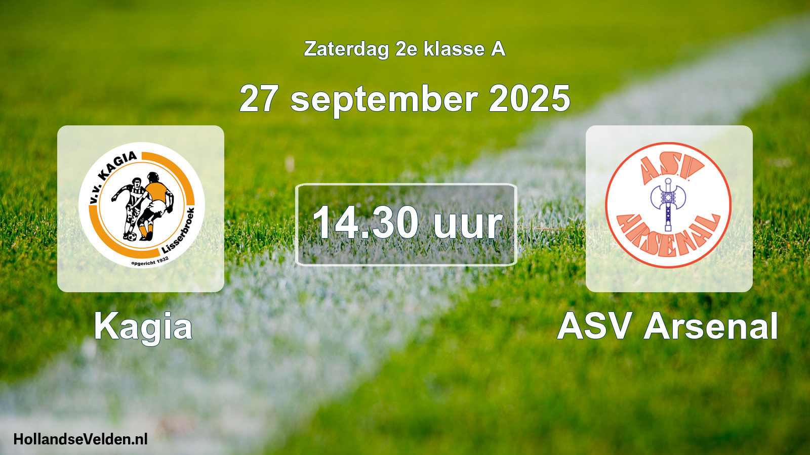 Scheduled Match: Kagia - ASV Arsenal (27 September 2025)