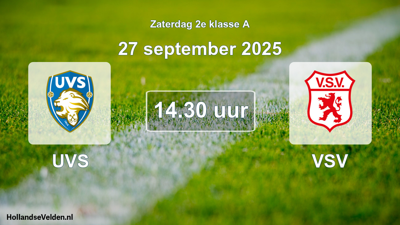 Scheduled Match: UVS - VSV (27 September 2025)