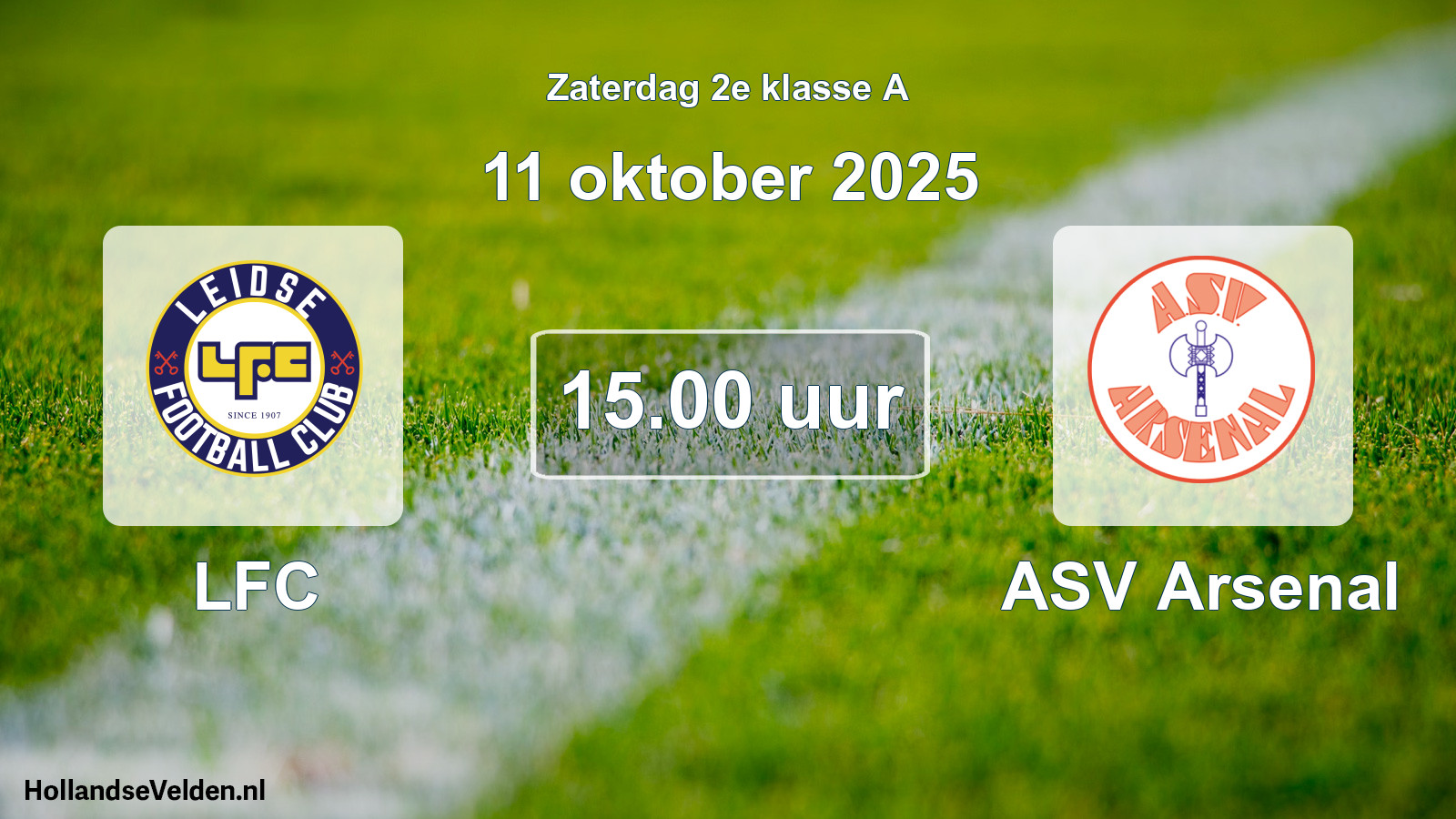 Scheduled Match: LFC - ASV Arsenal (11 October 2025)