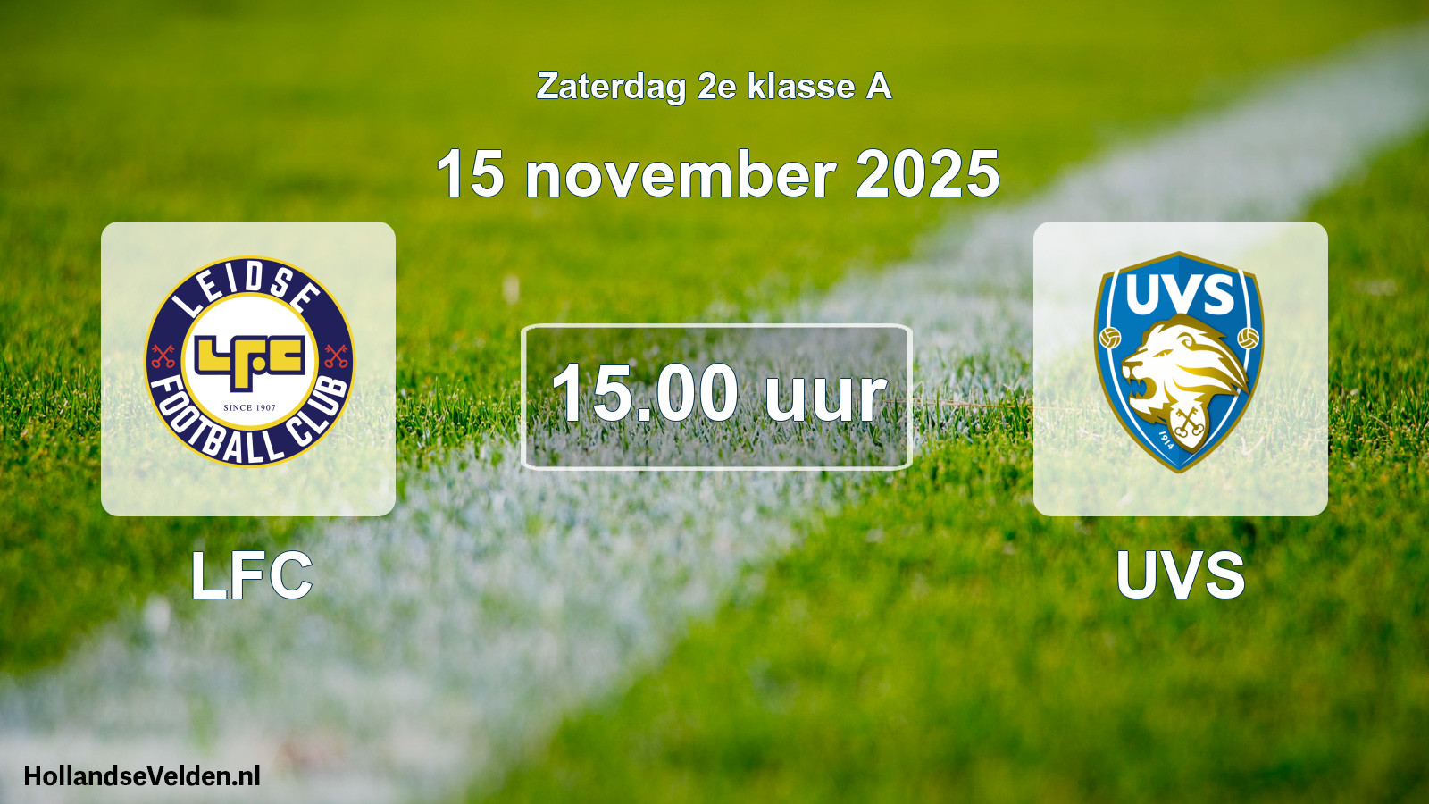 Scheduled Match: LFC - UVS (15 November 2025)