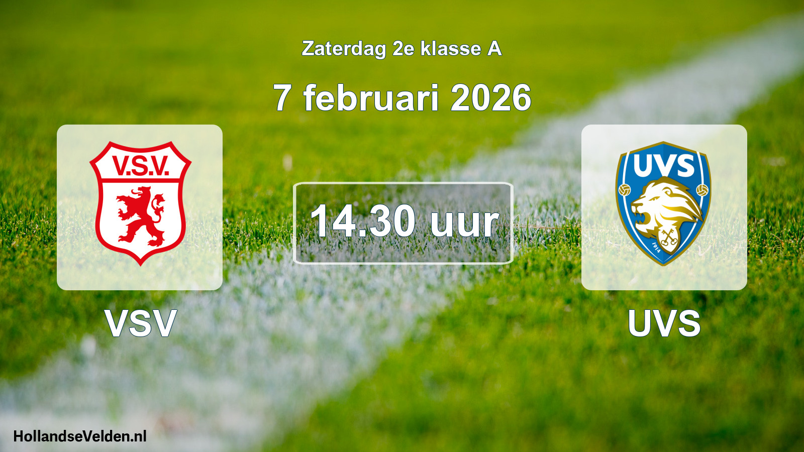 Scheduled Match: VSV - UVS (7 February 2026)