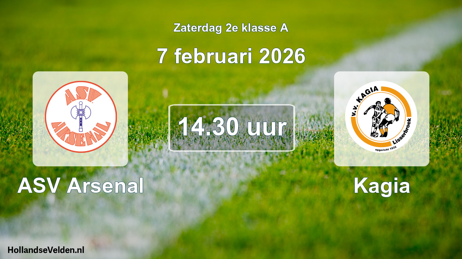 Scheduled Match: ASV Arsenal - Kagia (7 February 2026)