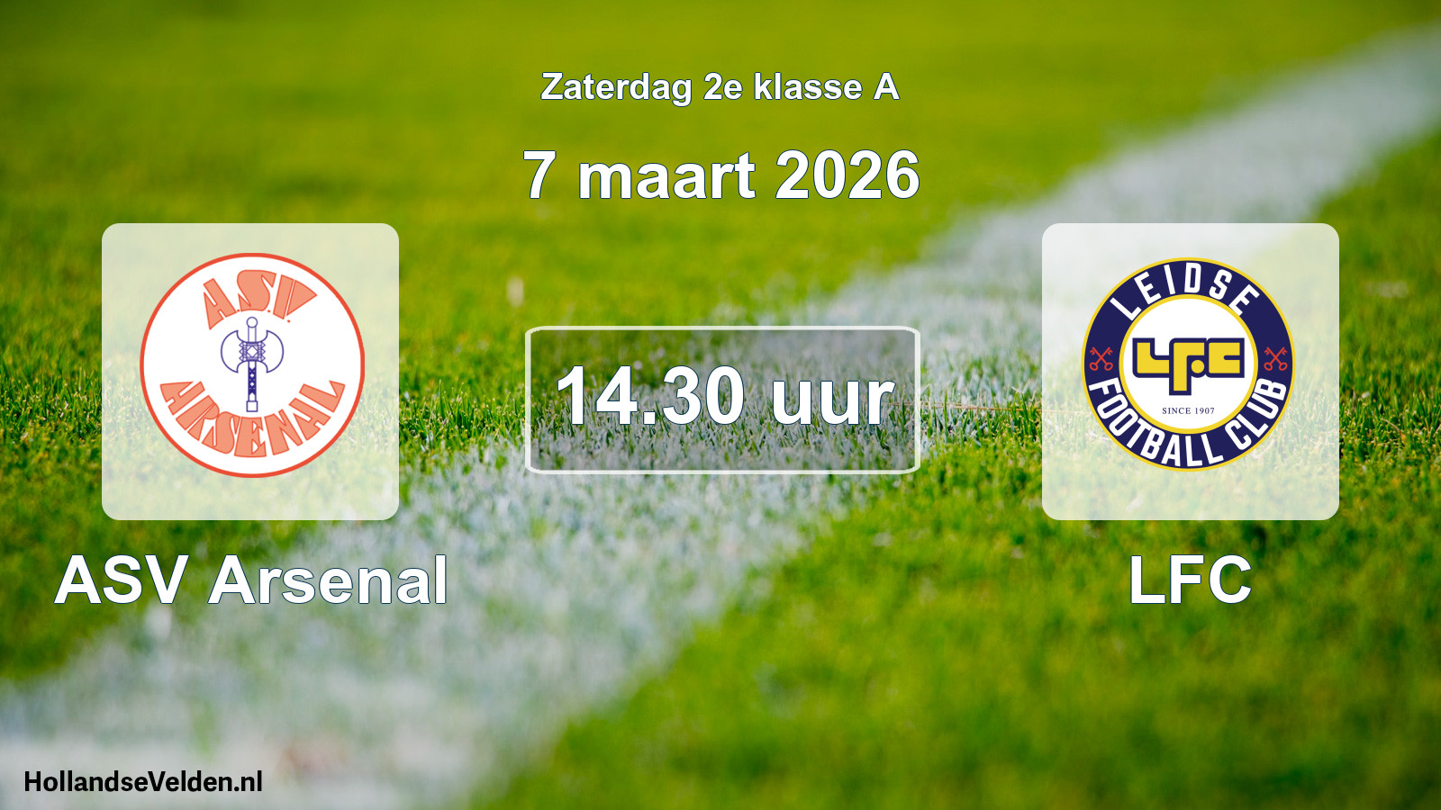 Scheduled Match: ASV Arsenal - LFC (7 March 2026)
