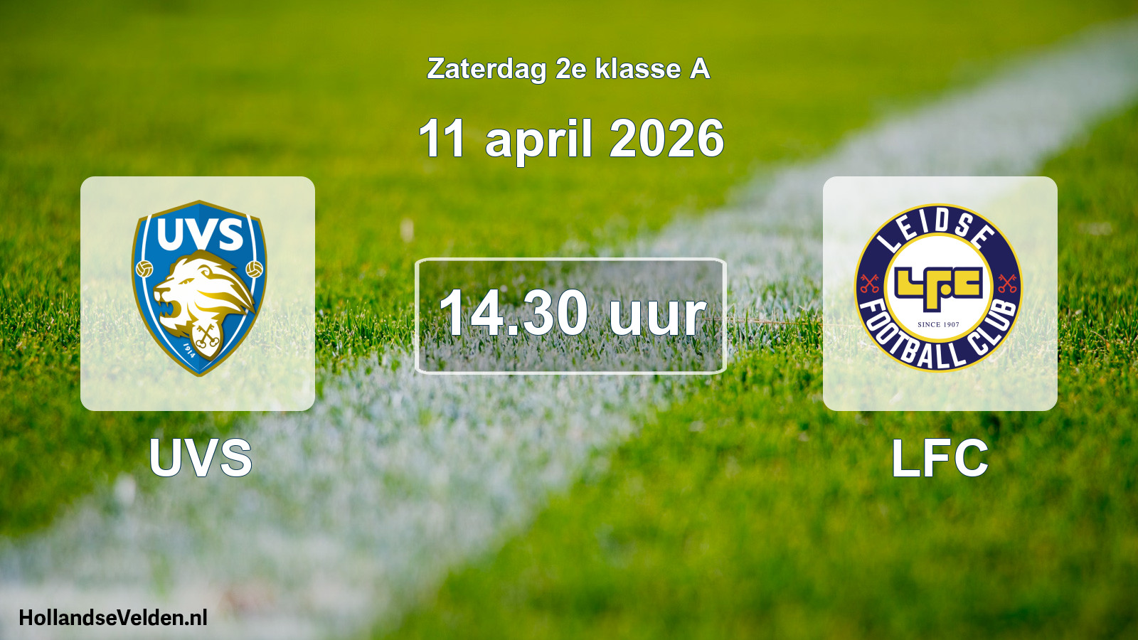 Scheduled Match: UVS - LFC (11 April 2026)