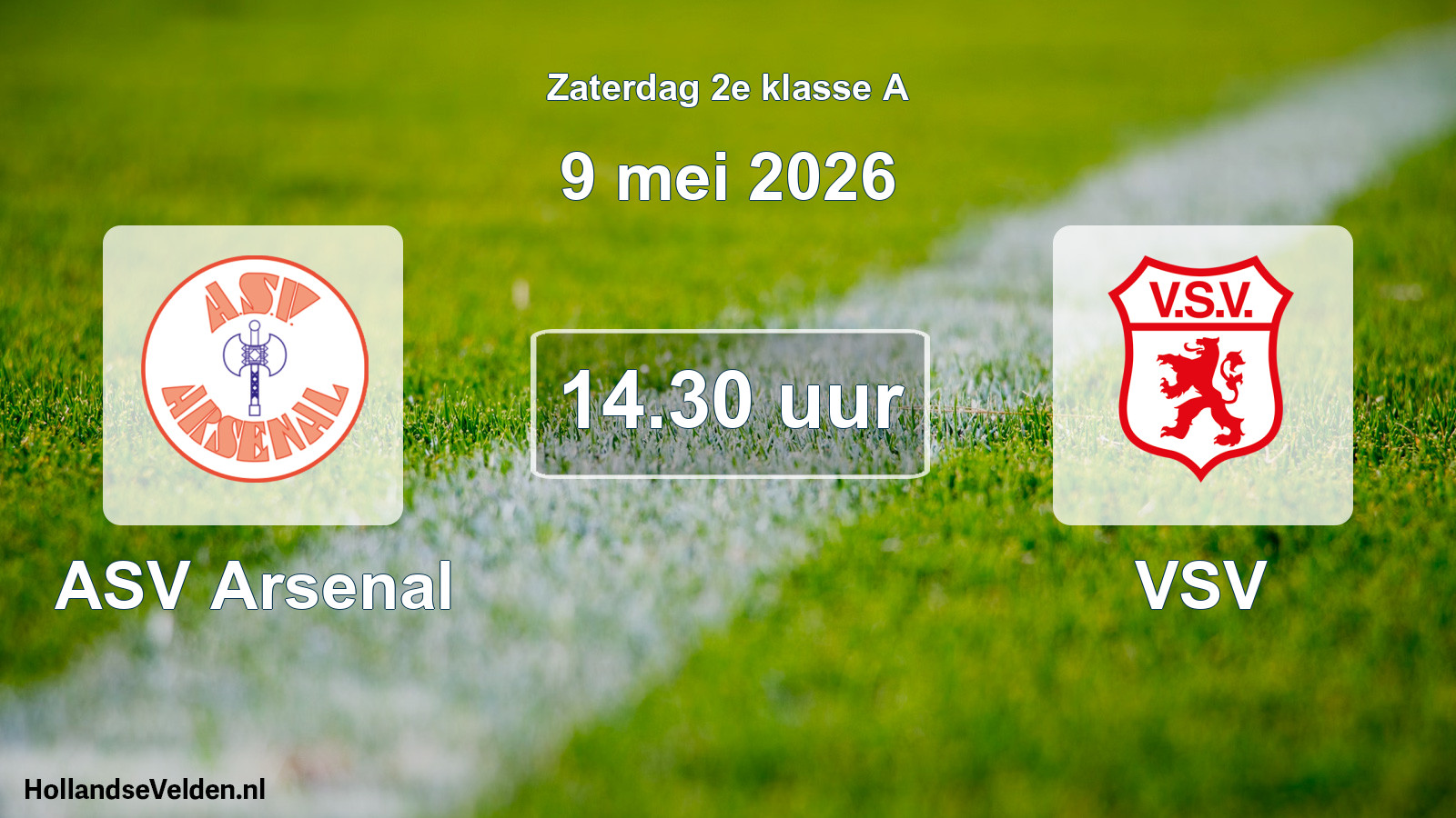 Scheduled Match: ASV Arsenal - VSV (9 May 2026)