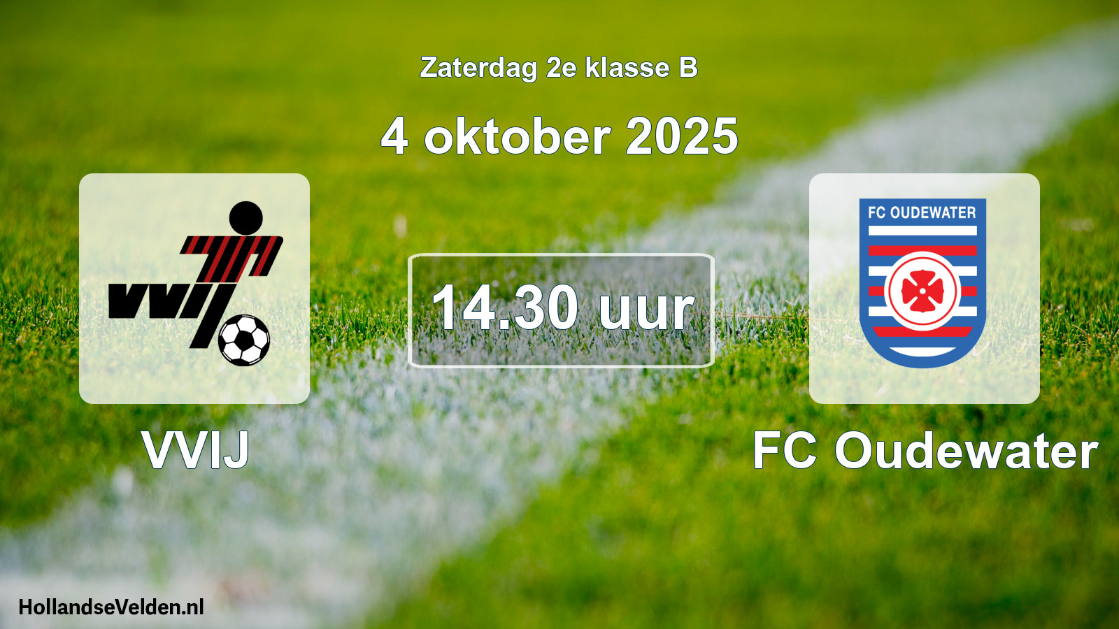 Scheduled Match: VVIJ - FC Oudewater (4 October 2025)