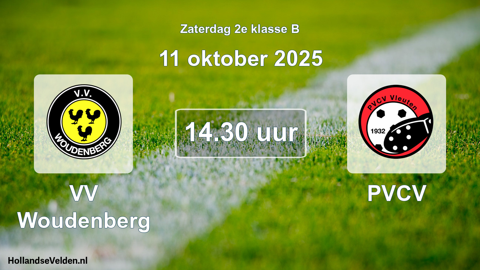 Scheduled Match: VV Woudenberg - PVCV (11 October 2025)