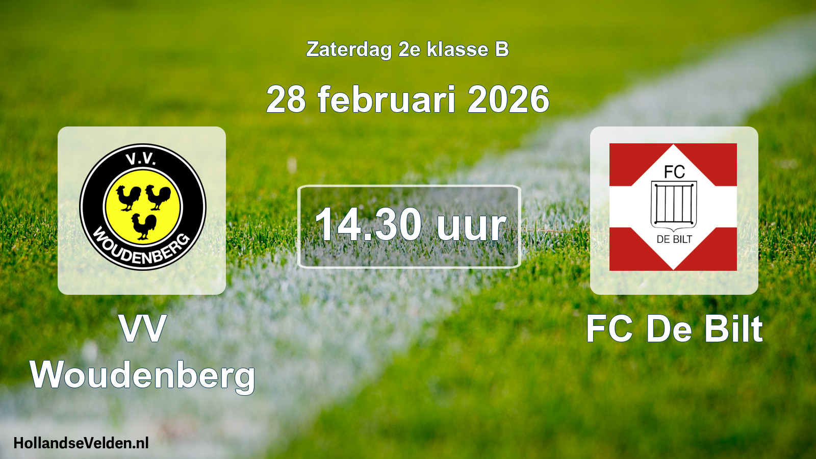 Scheduled Match: VV Woudenberg - FC De Bilt (28 February 2026)