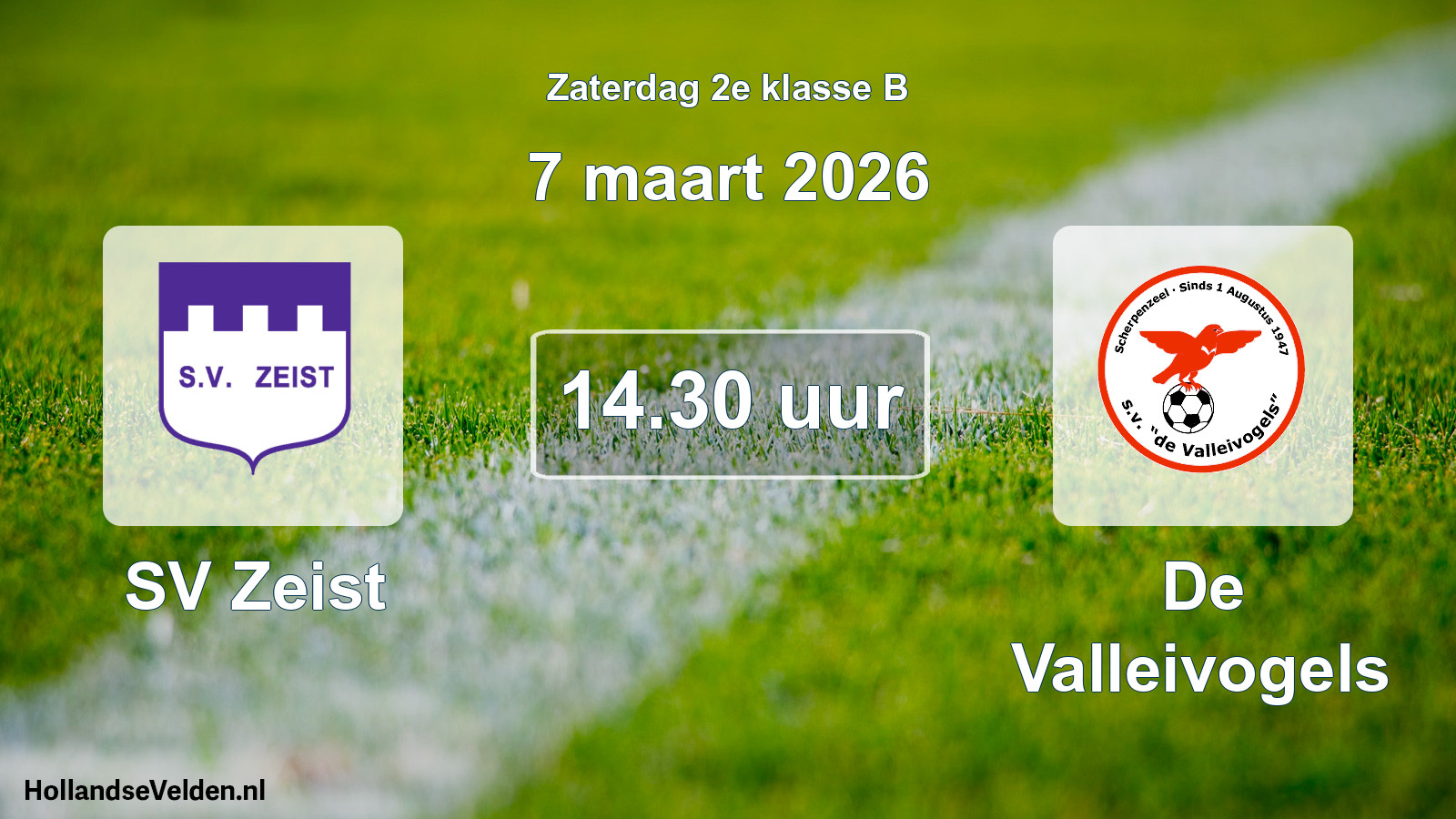 Scheduled Match: SV Zeist - De Valleivogels (7 March 2026)