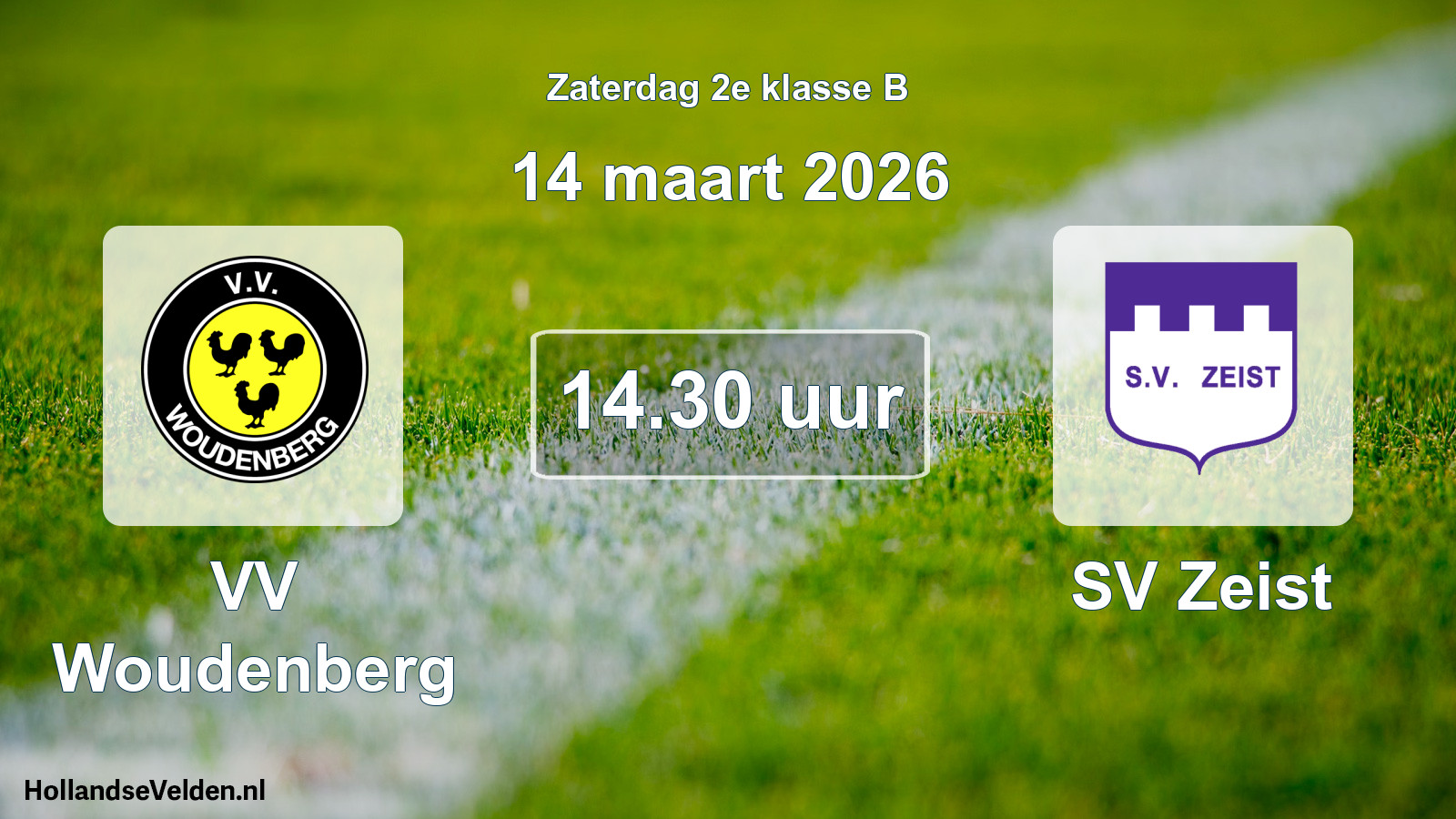 Scheduled Match: VV Woudenberg - SV Zeist (14 March 2026)