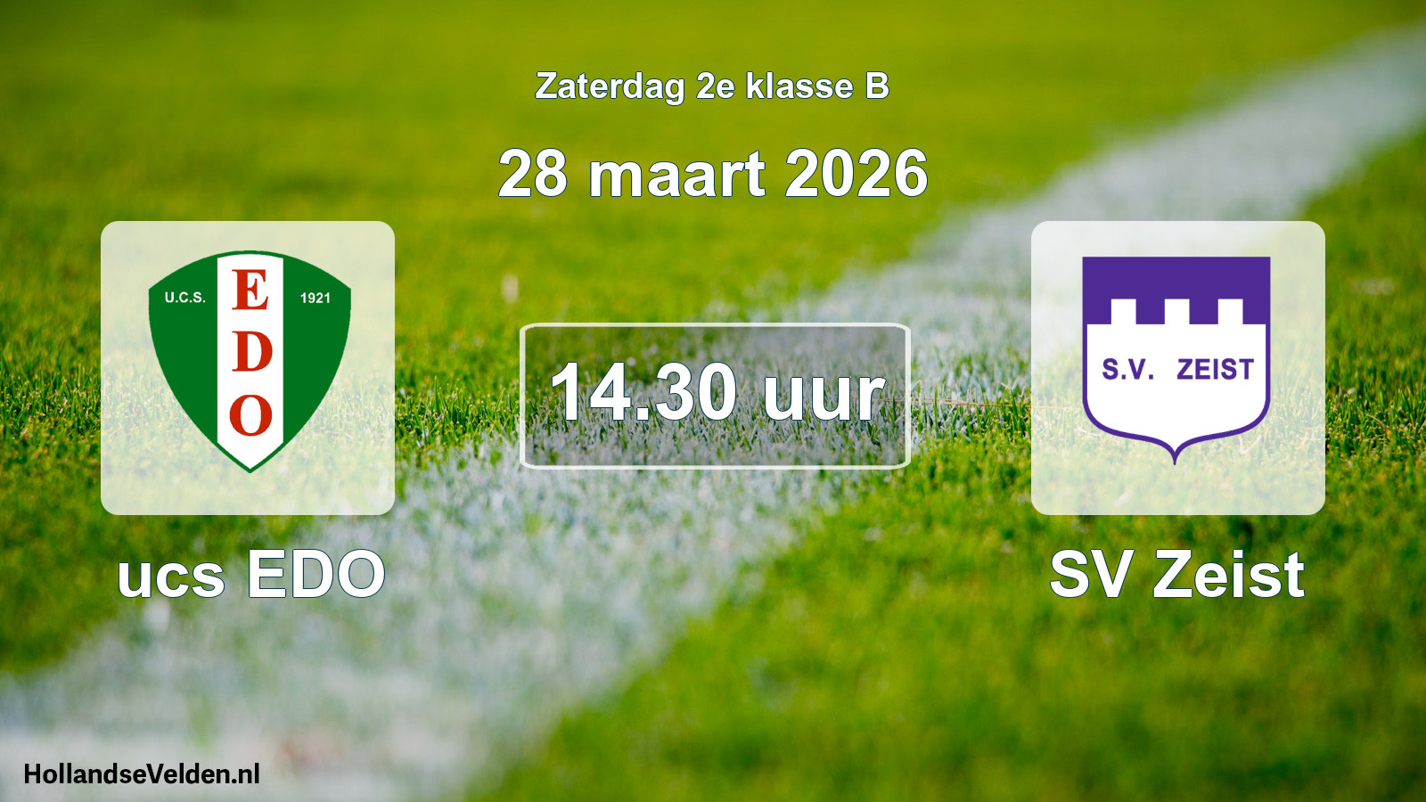 Scheduled Match: ucs EDO - SV Zeist (28 March 2026)
