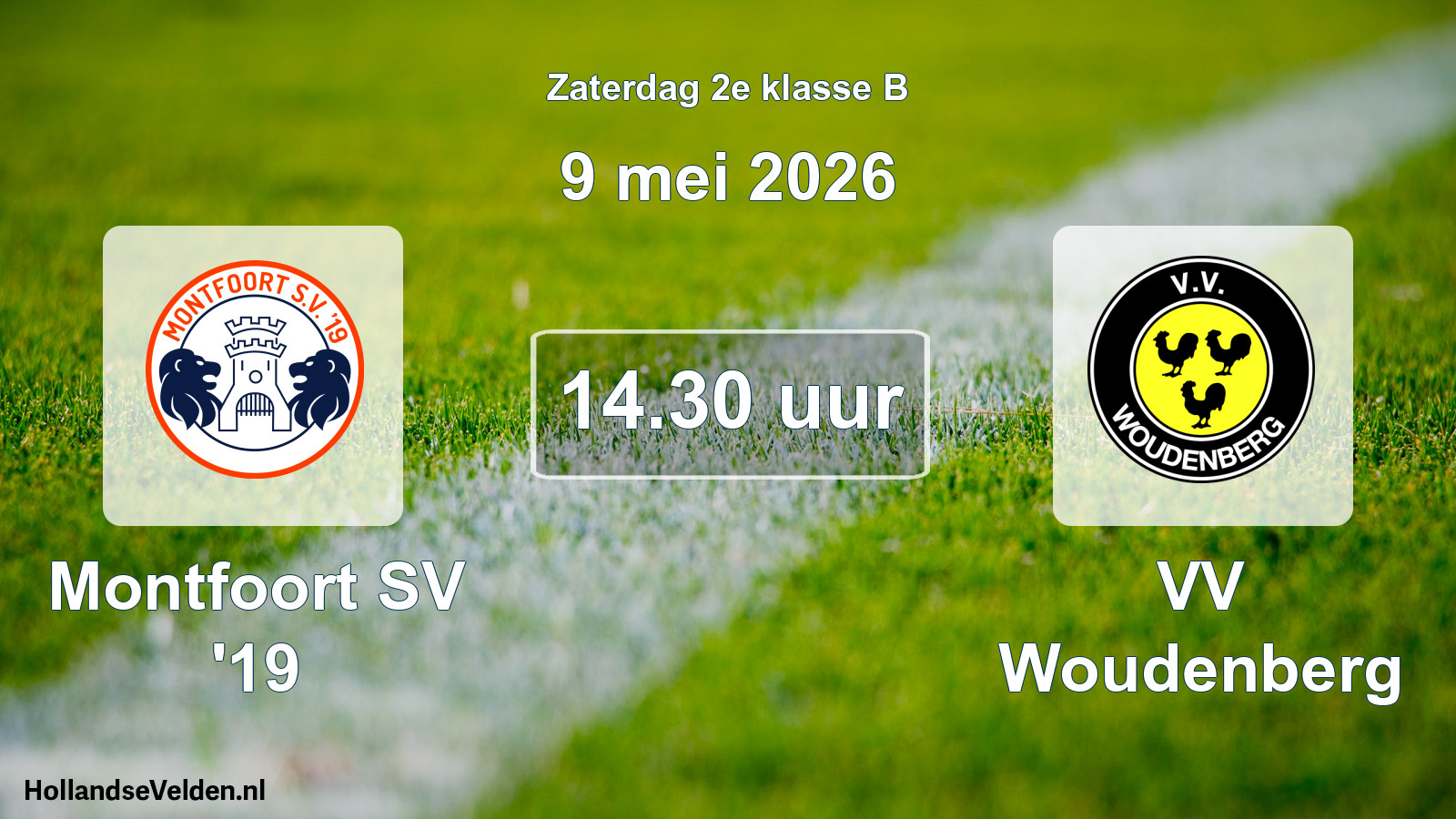 Scheduled Match: Montfoort SV '19 - VV Woudenberg (9 May 2026)