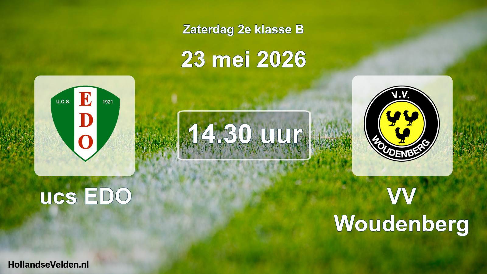 Scheduled Match: ucs EDO - VV Woudenberg (23 May 2026)