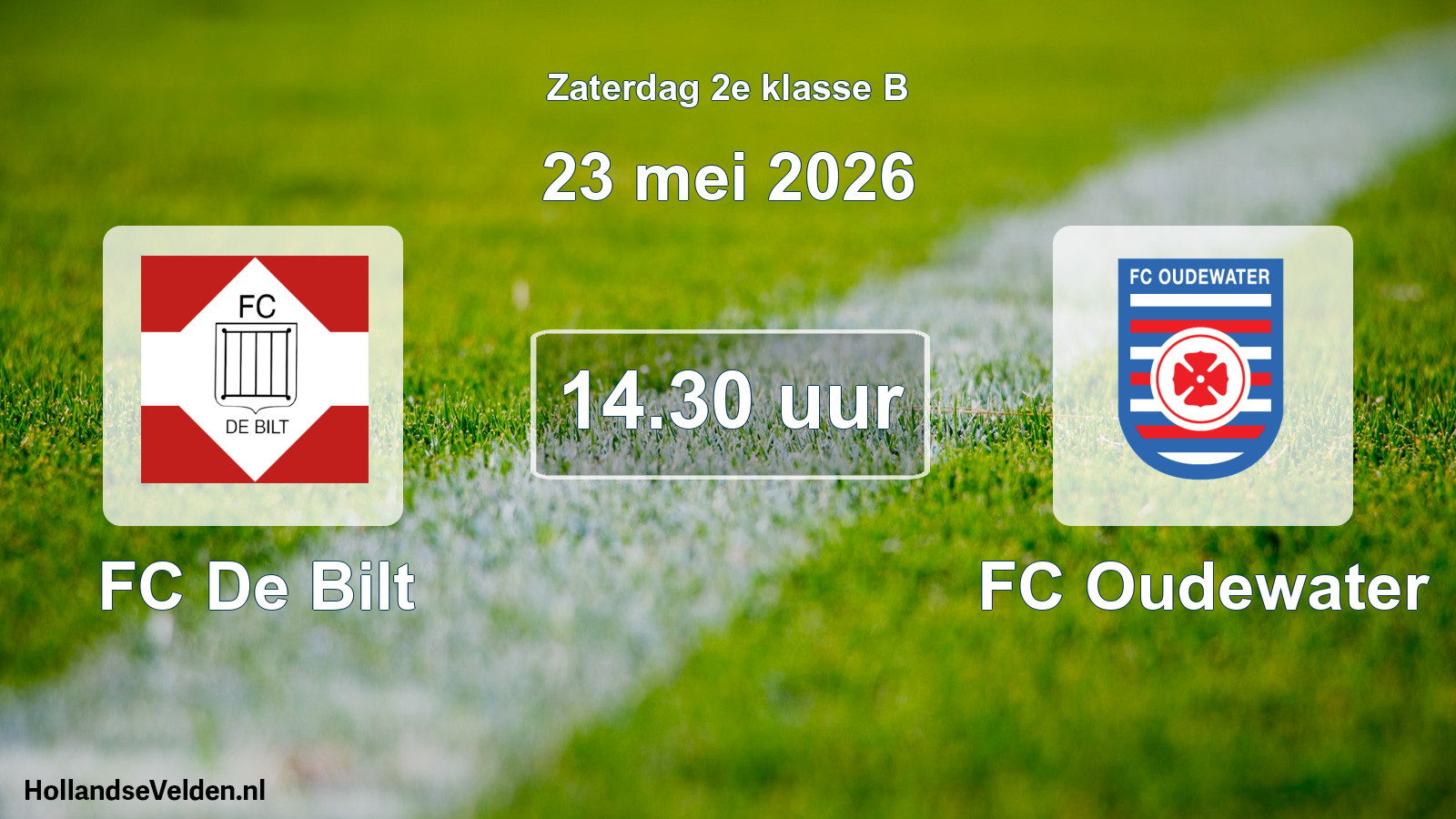Scheduled Match: FC De Bilt - FC Oudewater (23 May 2026)
