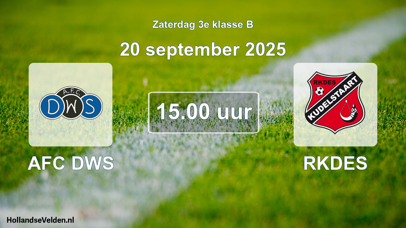 Scheduled Match: AFC DWS - RKDES (20 September 2025)