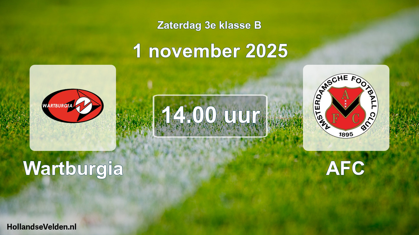 Geplande wedstrijd: Wartburgia - AFC (1 november 2025)