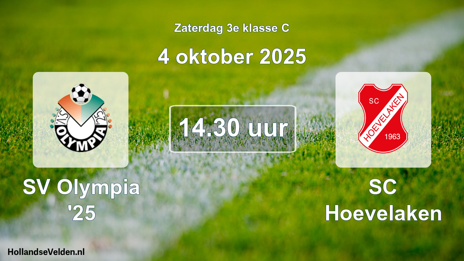 Scheduled Match: SV Olympia '25 - SC Hoevelaken (4 October 2025)