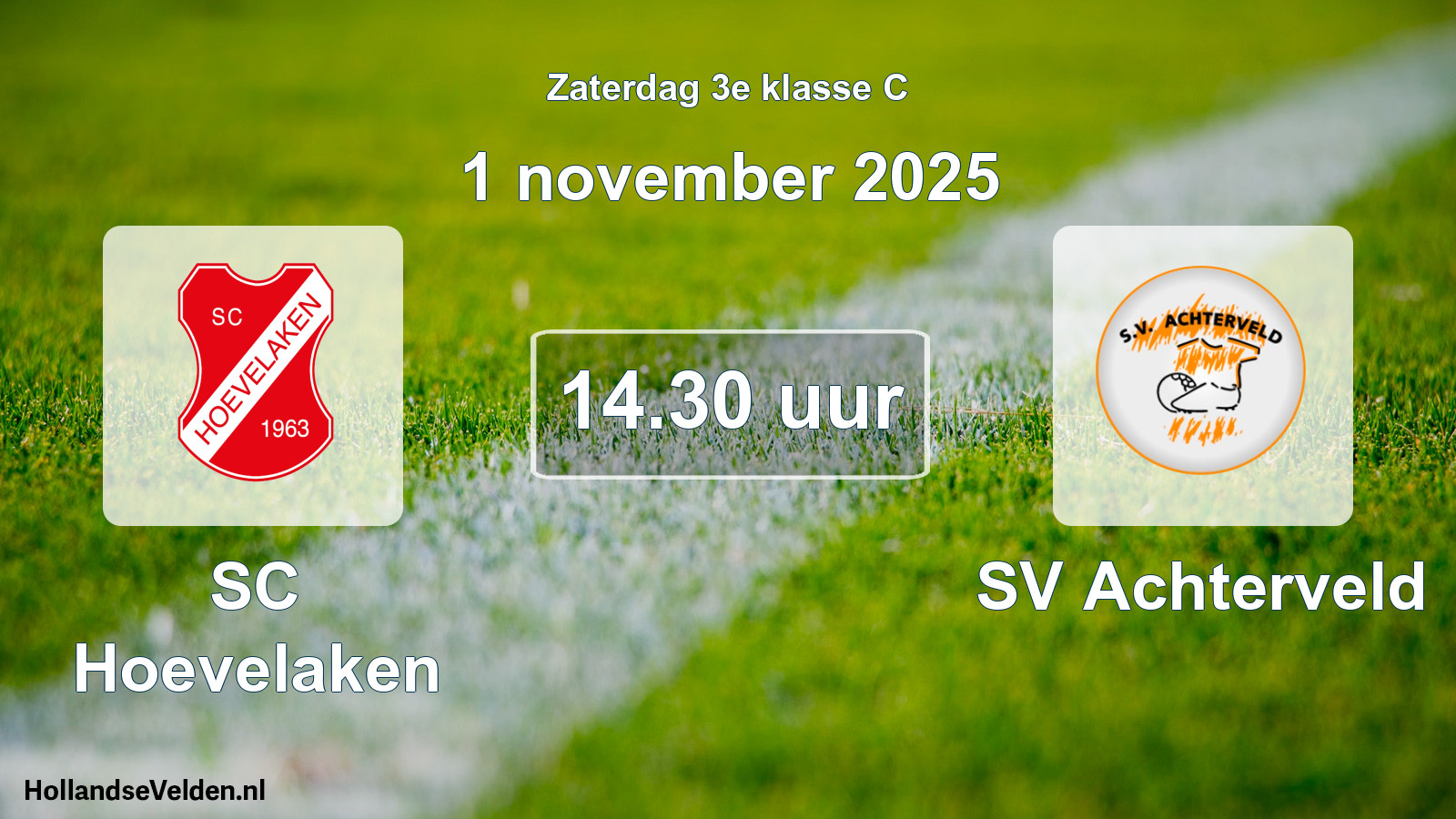 Scheduled Match: SC Hoevelaken - SV Achterveld (1 November 2025)