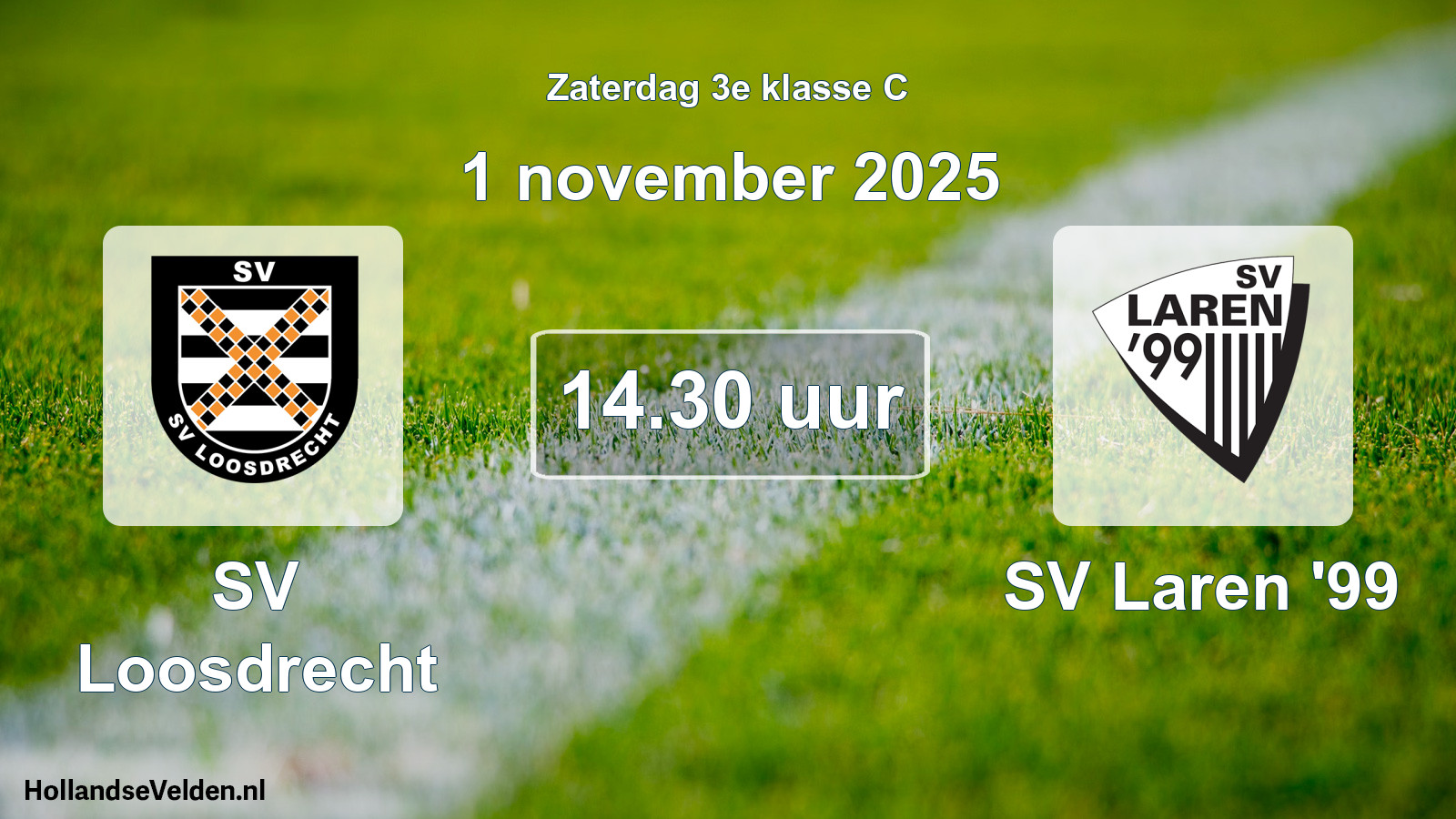 Scheduled Match: SV Loosdrecht - SV Laren '99 (1 November 2025)