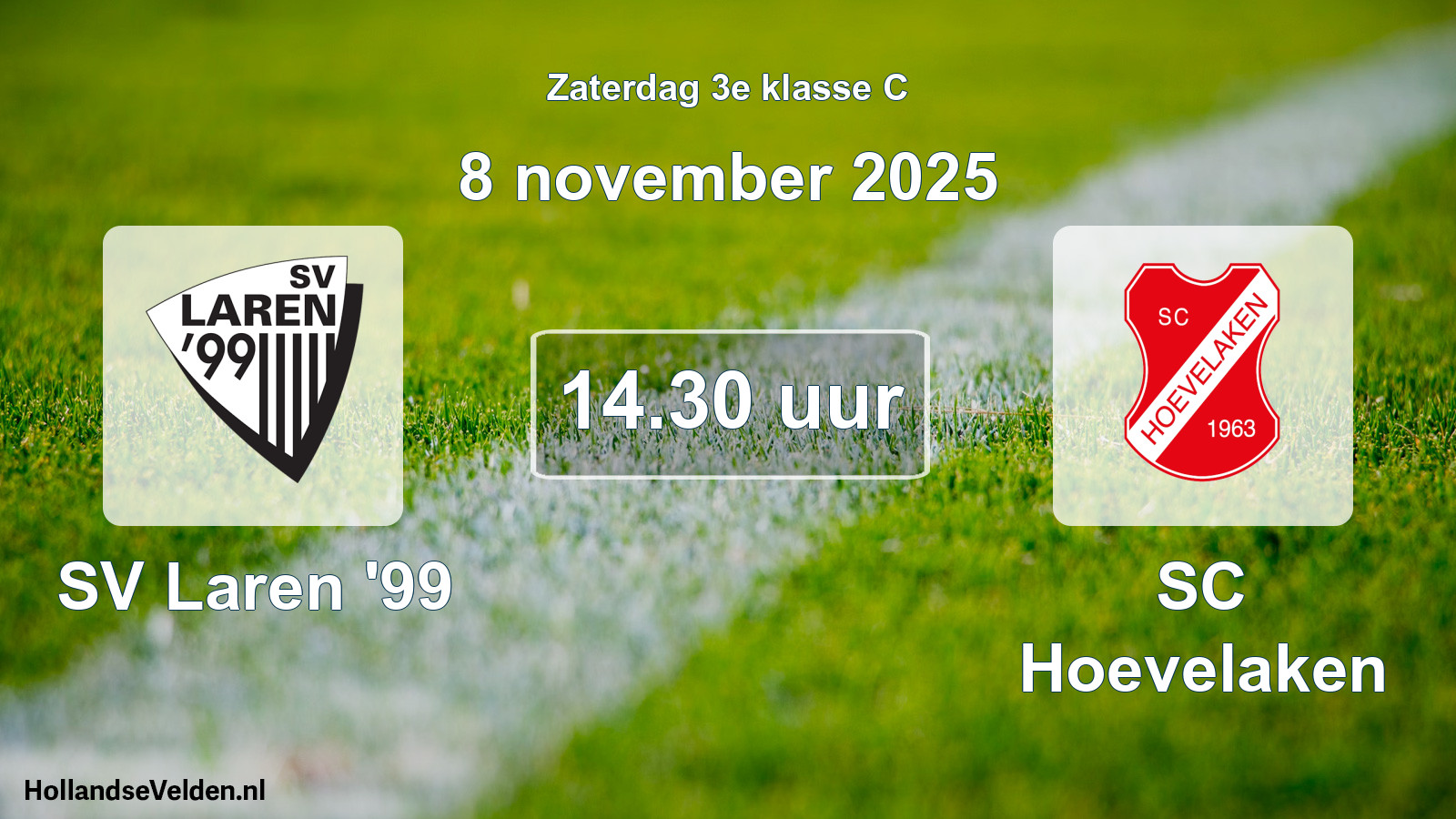 Scheduled Match: SV Laren '99 - SC Hoevelaken (8 November 2025)