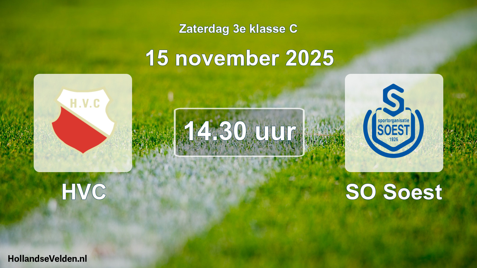 Scheduled Match: HVC - SO Soest (15 November 2025)