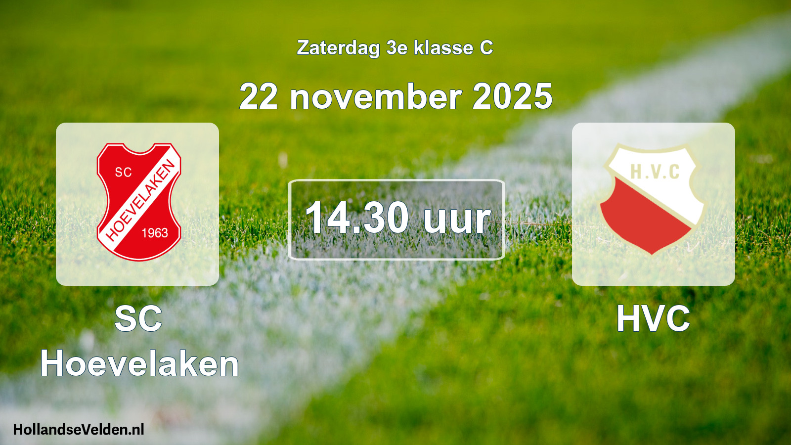 Scheduled Match: SC Hoevelaken - HVC (22 November 2025)
