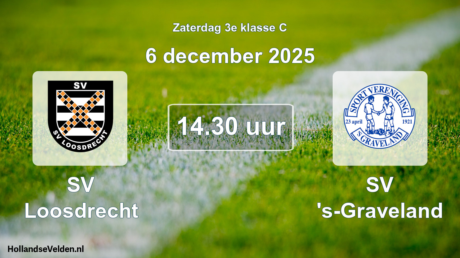 Scheduled Match: SV Loosdrecht - SV 's-Graveland (6 December 2025)