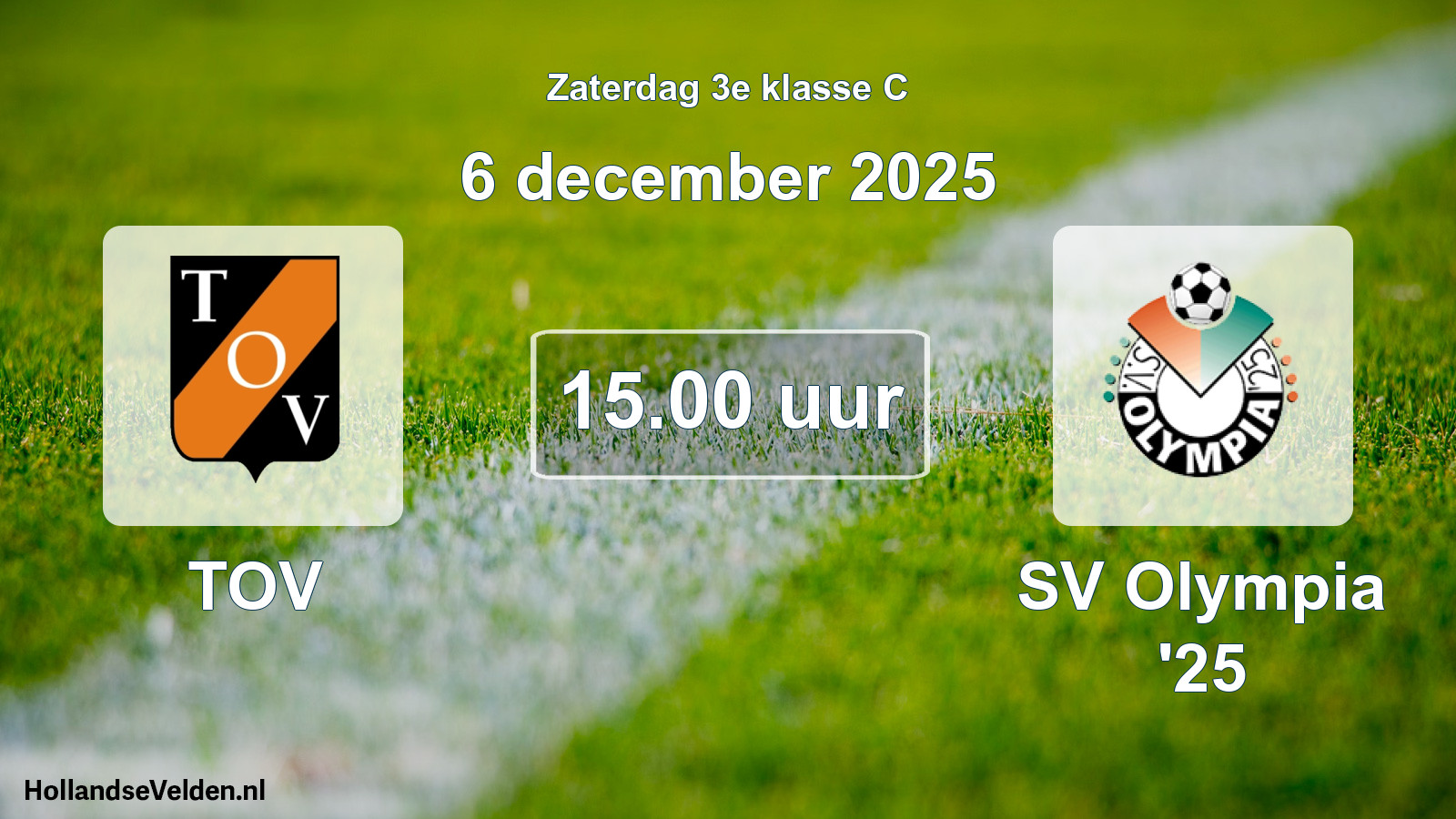 Scheduled Match: TOV - SV Olympia '25 (6 December 2025)