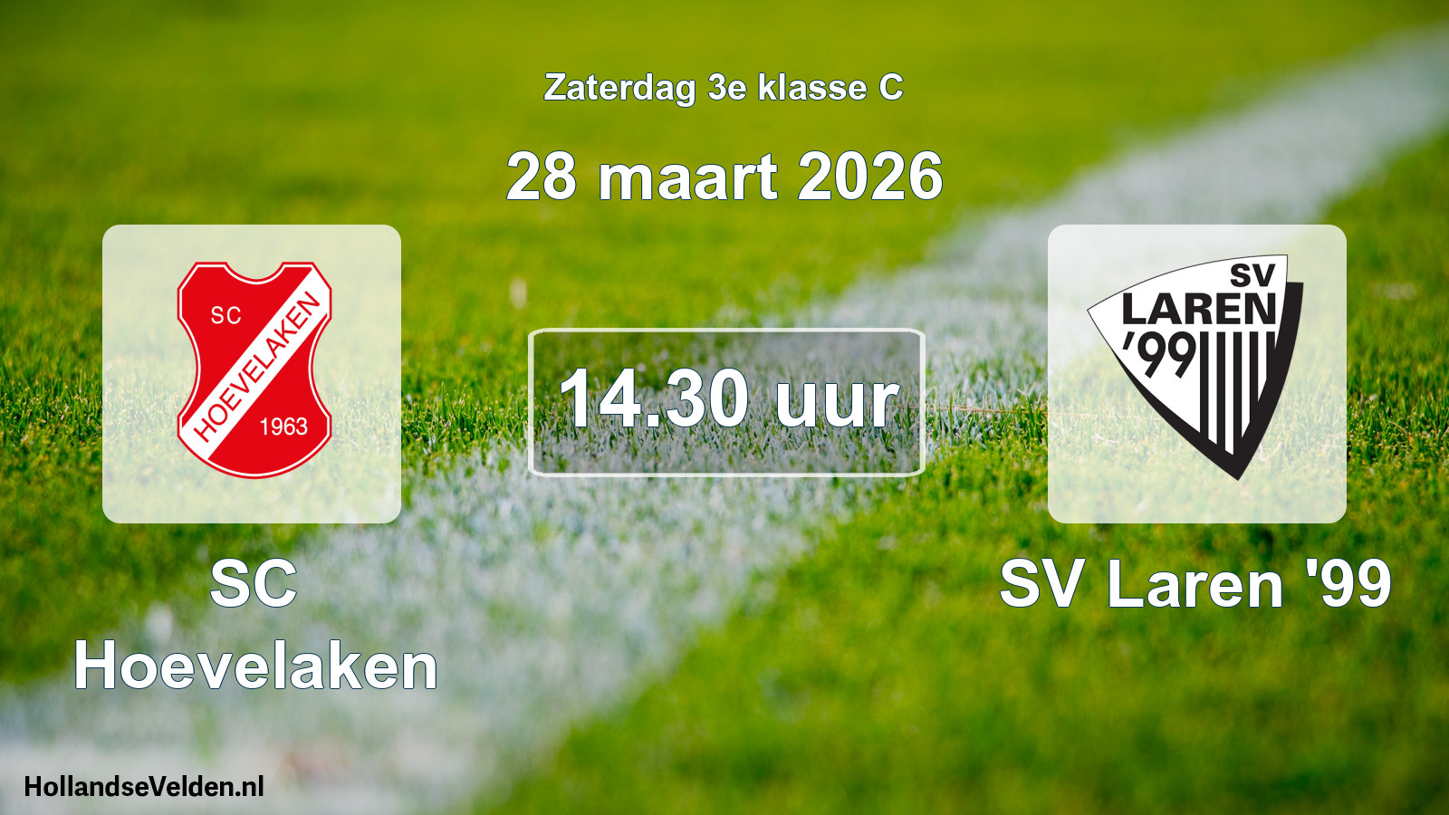 Scheduled Match: SC Hoevelaken - SV Laren '99 (28 March 2026)