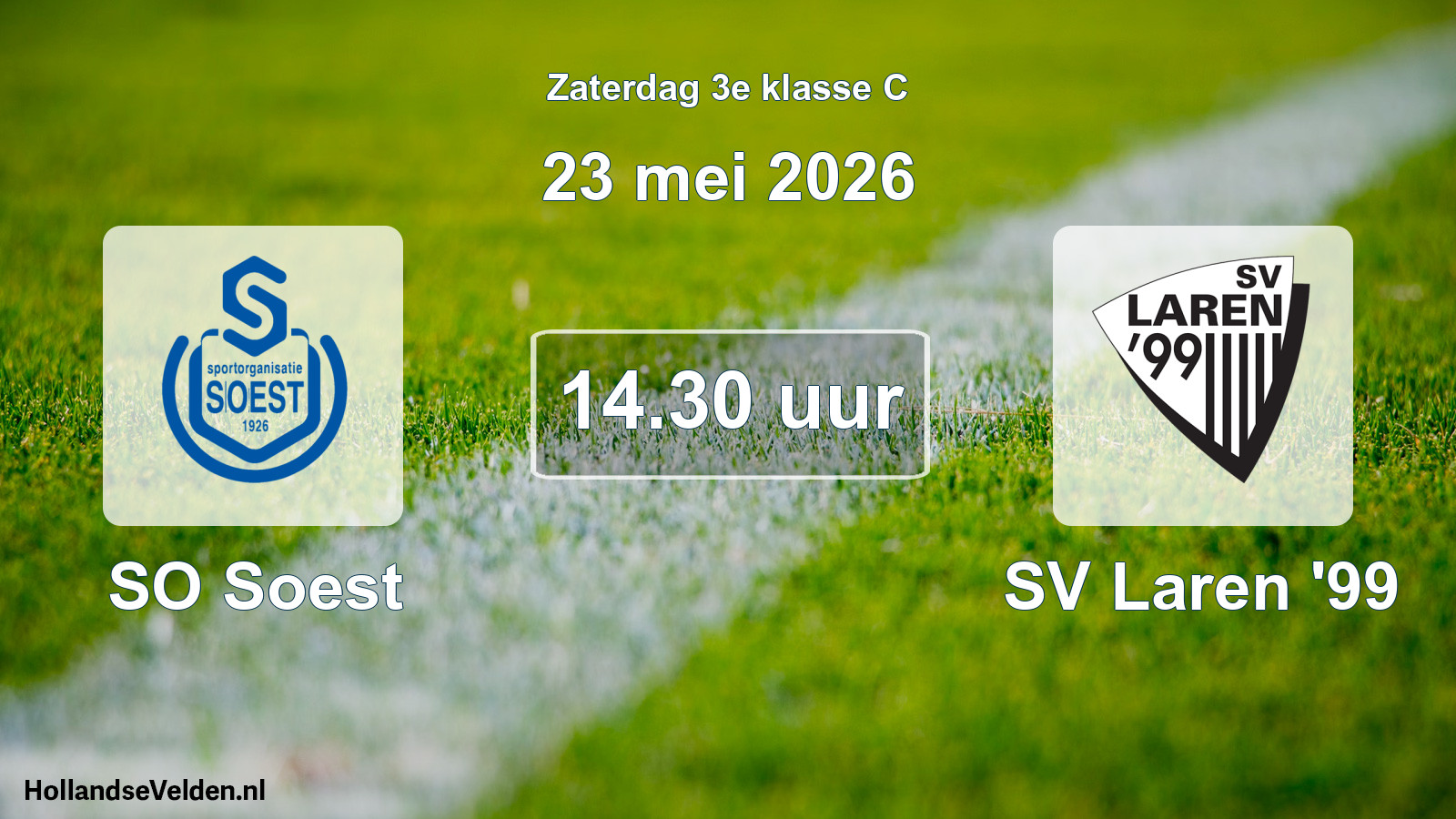Scheduled Match: SO Soest - SV Laren '99 (23 May 2026)