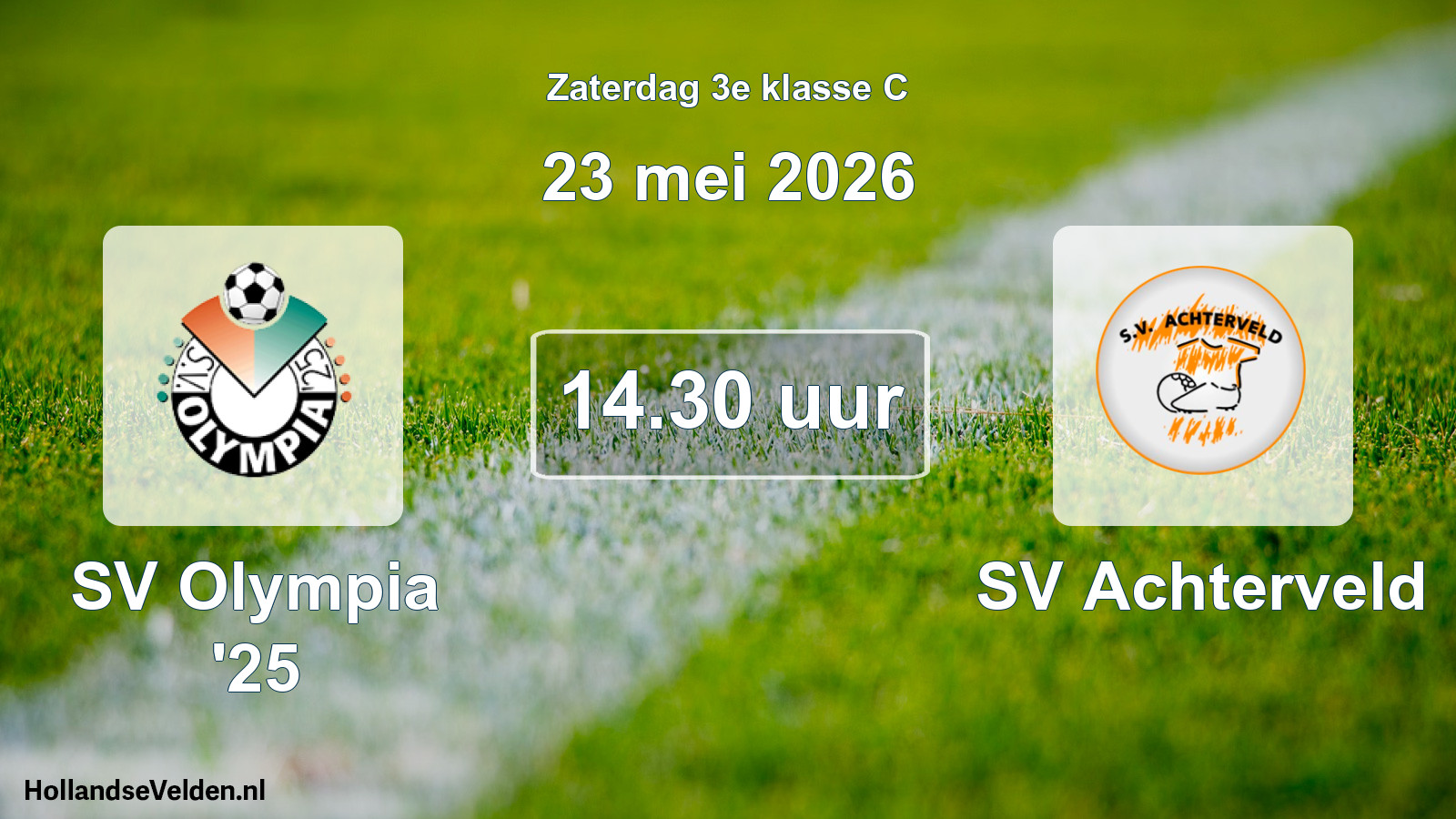 Scheduled Match: SV Olympia '25 - SV Achterveld (23 May 2026)