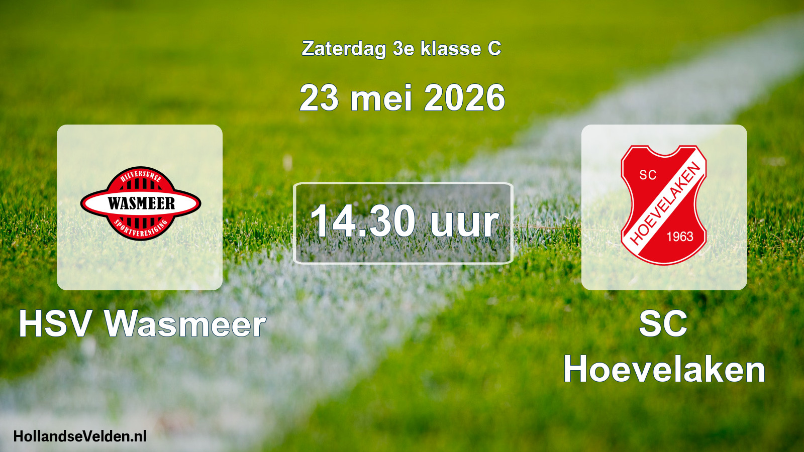 Scheduled Match: HSV Wasmeer - SC Hoevelaken (23 May 2026)
