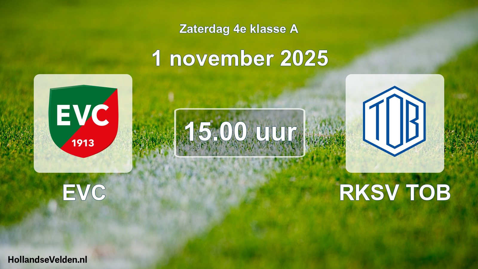 Scheduled Match: EVC - RKSV TOB (1 November 2025)