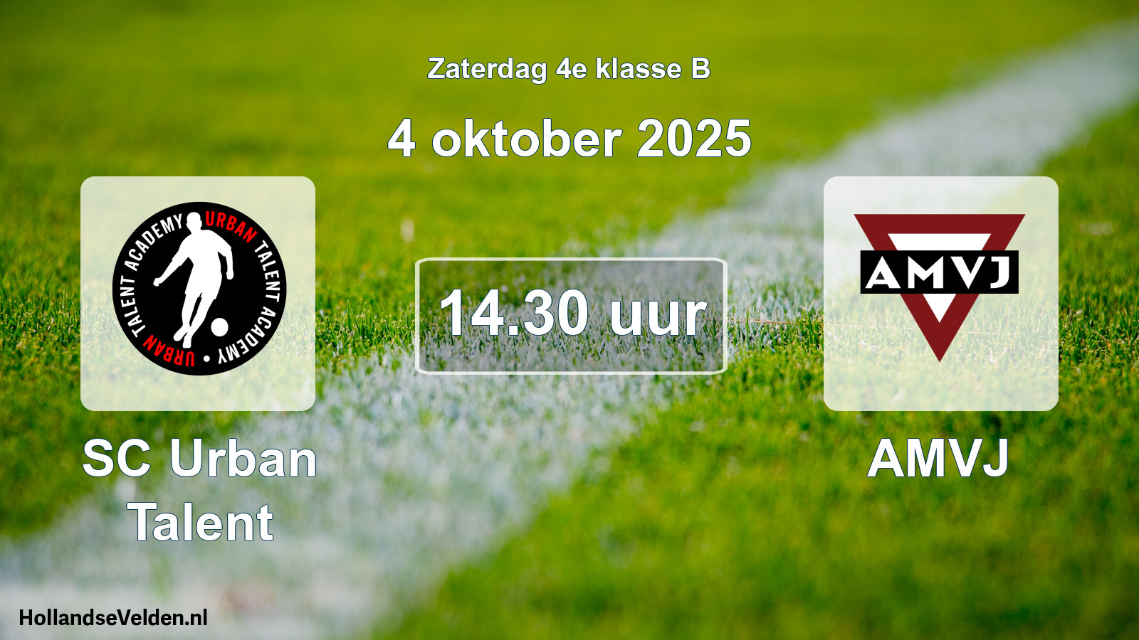 Scheduled Match: SC Urban Talent - AMVJ (4 October 2025)