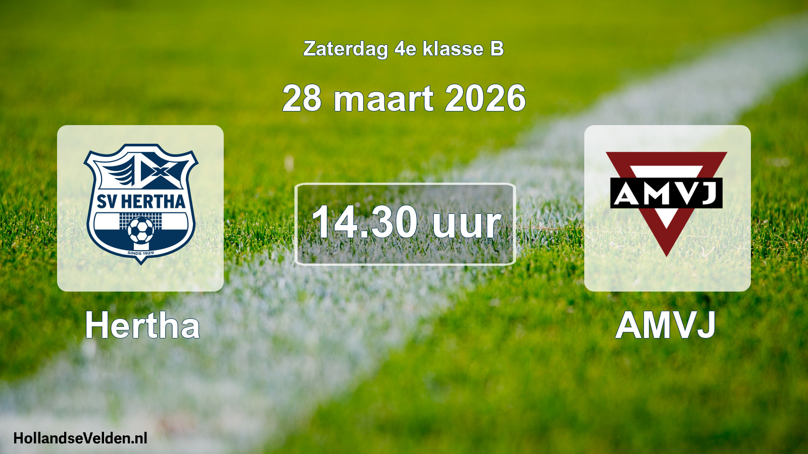 Scheduled Match: Hertha - AMVJ (28 March 2026)