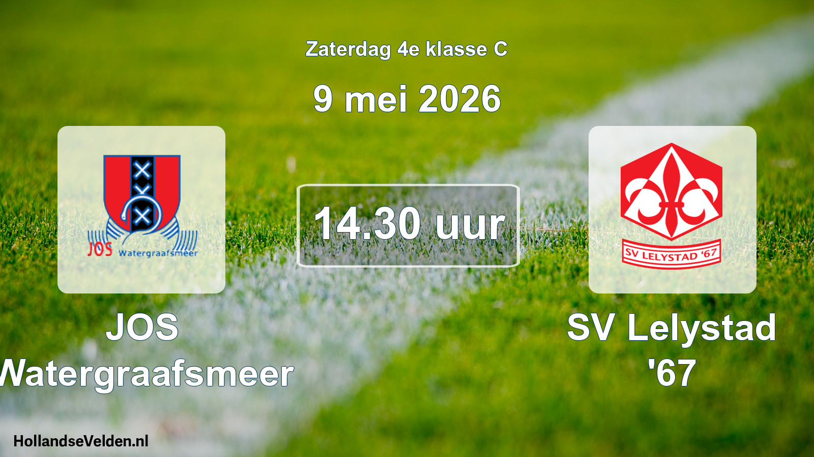 Scheduled Match: JOS Watergraafsmeer - SV Lelystad '67 (9 May 2026)