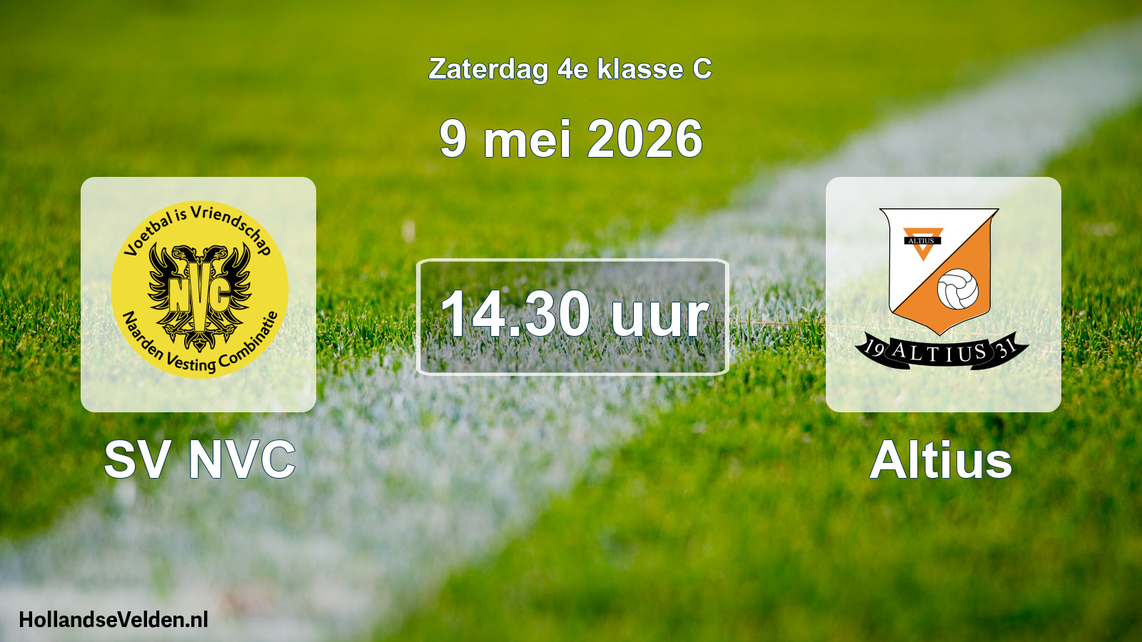 Scheduled Match: SV NVC - Altius (9 May 2026)