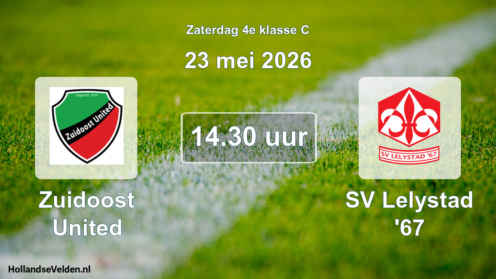 Scheduled Match: Zuidoost United - SV Lelystad '67 (23 May 2026)