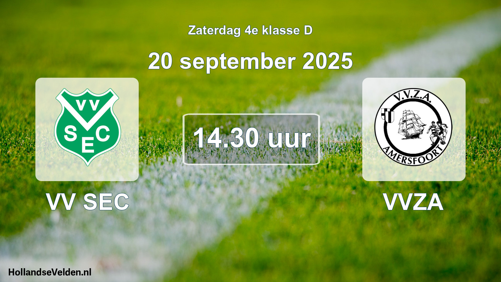 Scheduled Match: VV SEC - VVZA (20 September 2025)