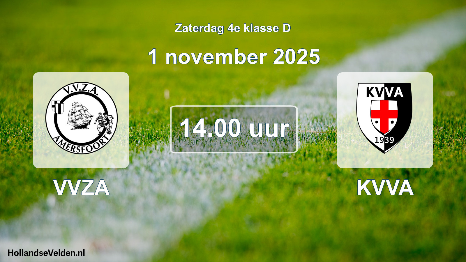 Geplande wedstrijd: VVZA - KVVA (1 november 2025)