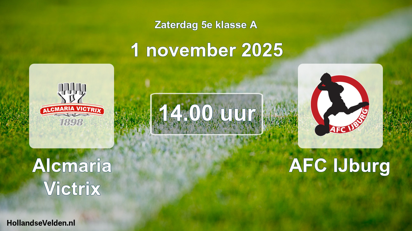 Scheduled Match: Alcmaria Victrix - AFC IJburg (1 November 2025)