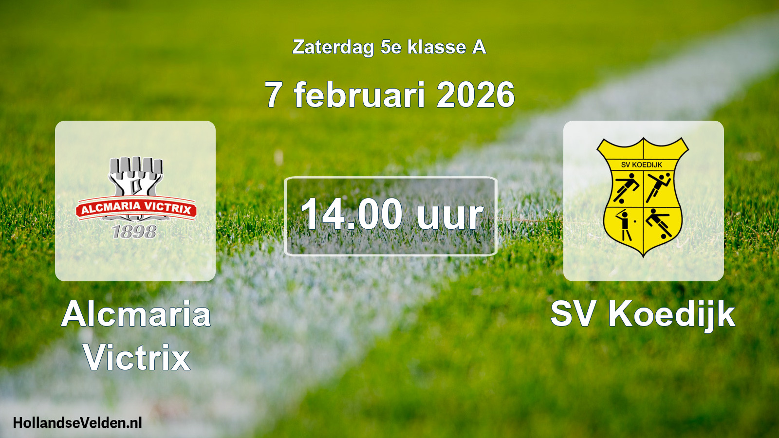 Scheduled Match: Alcmaria Victrix - SV Koedijk (7 February 2026)