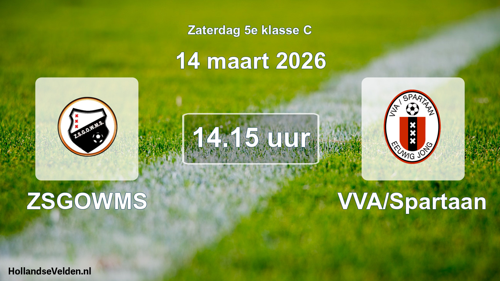 Scheduled Match: ZSGOWMS - VVA/Spartaan (14 March 2026)