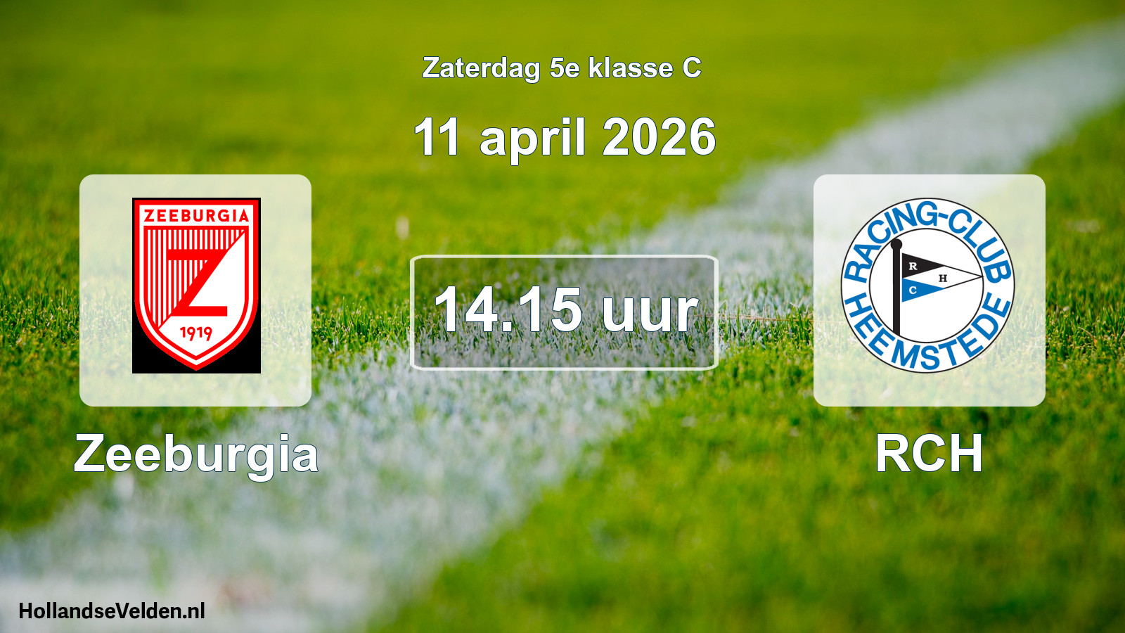 Scheduled Match: Zeeburgia - RCH (11 April 2026)