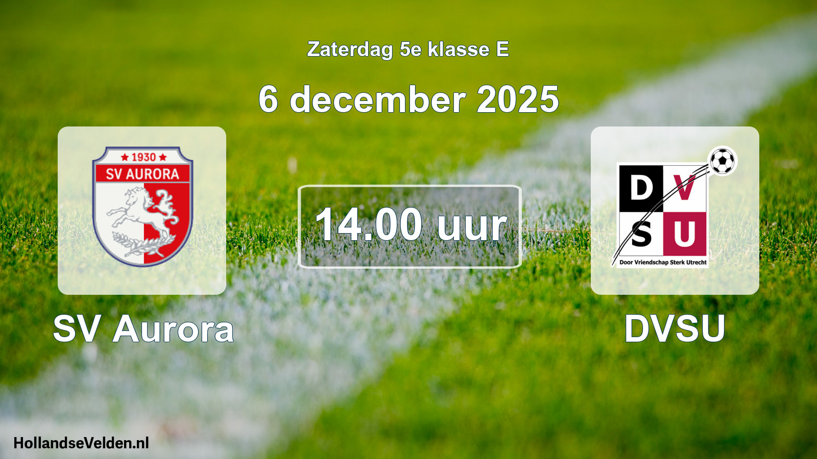 Scheduled Match: SV Aurora - DVSU (6 December 2025)