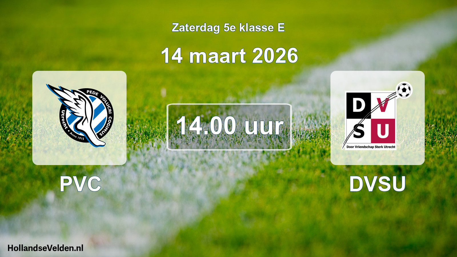 Scheduled Match: PVC - DVSU (14 March 2026)